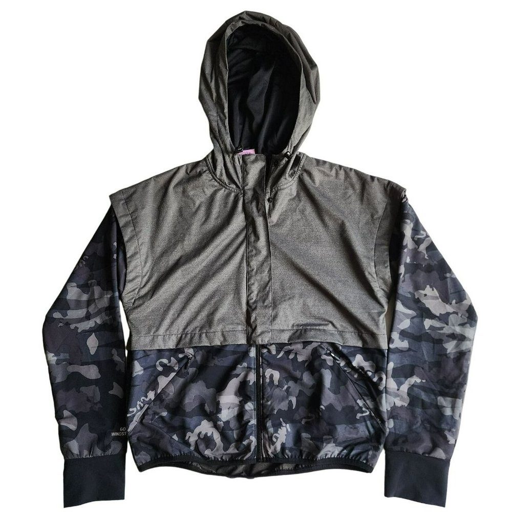 Under Armour Unstoppable Gore Windstopper Camo Water-Resistant Jacket Gray S/P - Picture 6 of 14